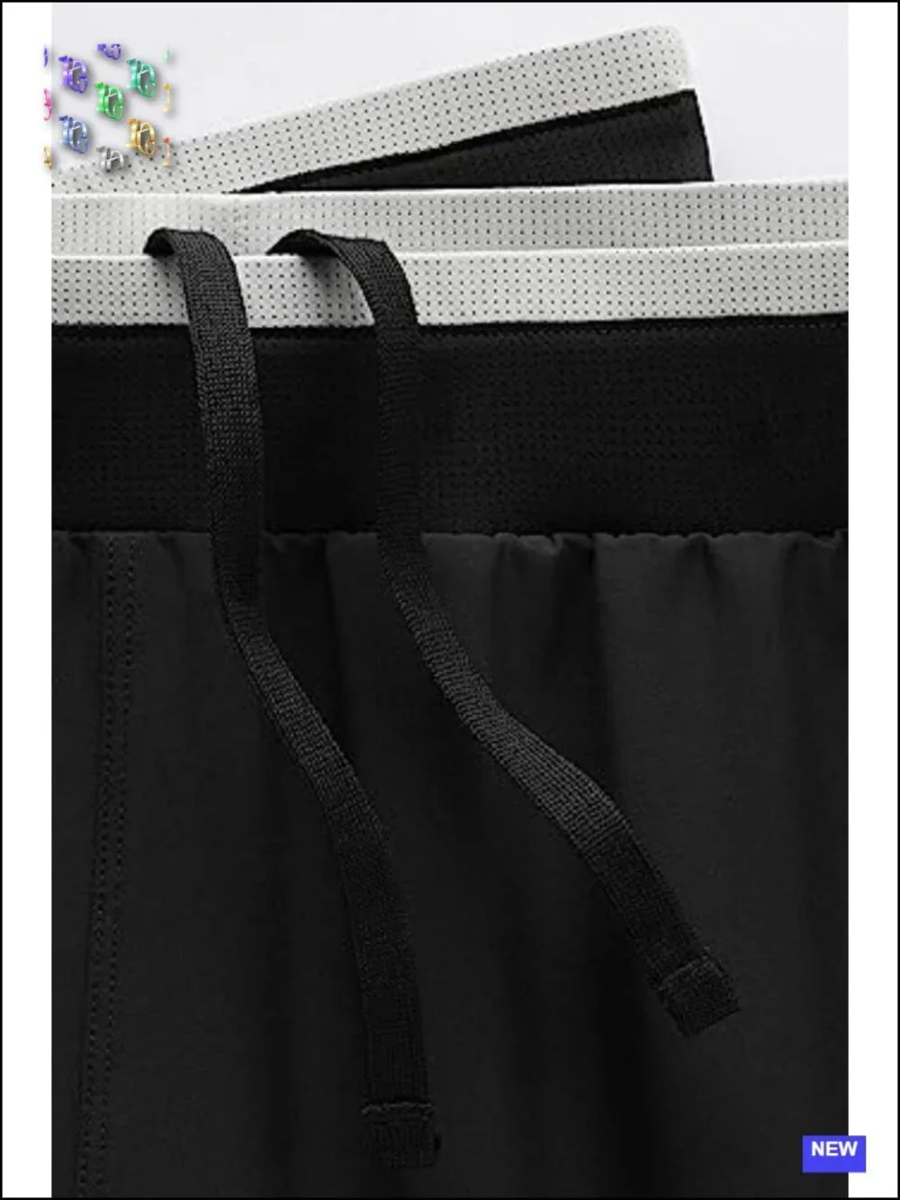 Fabletics Men's Ultra Lightweight 4-Way Stretch Sweat-Wicking Athletic Shorts